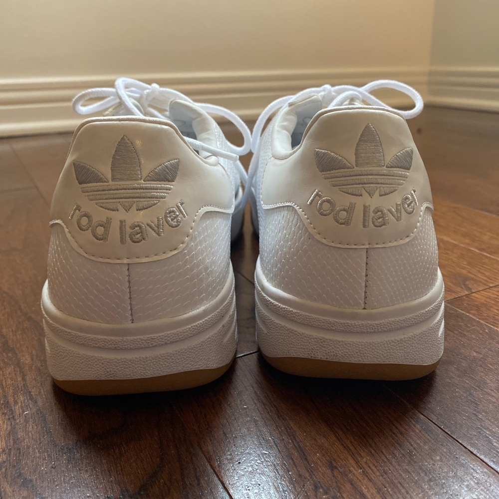 Adidas Rod Laver Sneakers Men’s Size 13 White Classic Tennis Shoes EUC